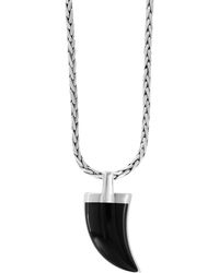 Effy Gento Sterling Silver Horn Pendant Necklace - Metallic