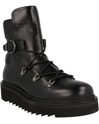 Ferragamo - Giulio Lace-Up Demi Boots - Lyst