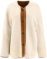 Giovi - Reversible Shearling Jacket Jackets - Lyst