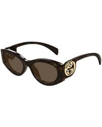 Gucci - Sunglasses Gg1691S 002 Havana Havana/19/145 - Lyst