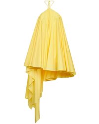 Jacquemus - Pleated Dress With An Asymmetric Cut - Lyst