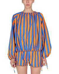 Sunnei - Striped Pattern Shirt - Lyst