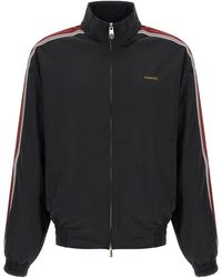 Versace - Craquelé-Effect Blouson - Lyst
