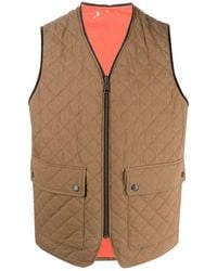DSquared² - Reversible Quilted Vest Jacket - Lyst
