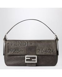 Fendi - Baguetteâ 26424 Leather Stencil Print Bag - Lyst