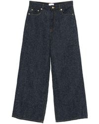 Ganni - Loose High Rise Jeans - Lyst