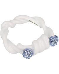 Givenchy - Twisted Crystal Ring - Lyst