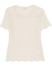 Ermanno Scervino - Embroidered T-Shirt - Lyst