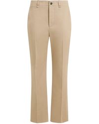 Saint Laurent - Camel Cotton Pant - Lyst