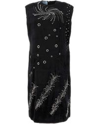 Prada - Velvet Dress - Lyst