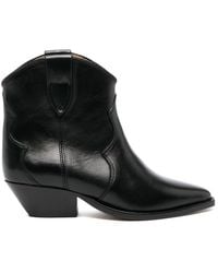Isabel Marant - Dewina Leather Bootie - Lyst