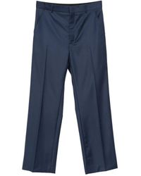 KENZO - Pressed-Crease Tailored Trousers - Lyst