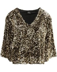 Ella - Sequined Blouse - Lyst