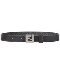 Fendi - Ff Square Reversible Belt - Lyst