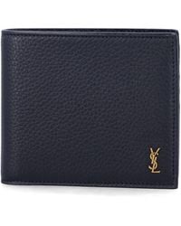 Saint Laurent - Tiny Cassandre East/West Wallet - Lyst