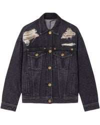 Versace - Denim Blouson Clothing - Lyst
