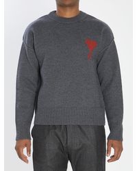 Ami Paris - De Coeur Sweater - Lyst