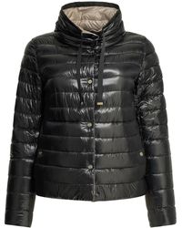 Herno - Reversible Polyamide Polyamide Polyester Cotton Polyester Down Feather Short Down Jacket - Lyst