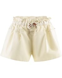 Moncler - Cotton Shorts - Lyst