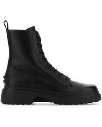 Tod's - Leather Ankle Boots - Lyst