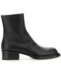 McQueen - Cuban Stack Boot With 4.5 Cm Heel - Lyst