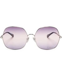 Chloé - Metal Sunglasses - Lyst