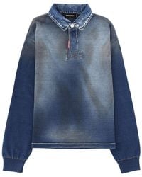 DSquared² - Shirt Collar Polo - Lyst