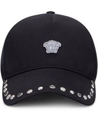Versace - Cotton Hat With Logo - Lyst