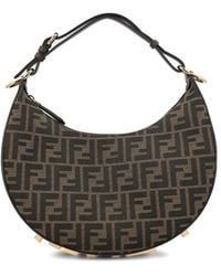 Fendi - Chic Cotton Shoulder Hobo Handbag - Lyst