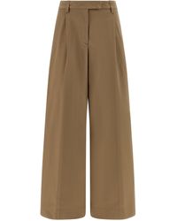 Thelatest - Deva Pants Brown - Lyst