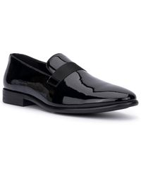Lord + Taylor Saxony Patent Leather Banded Loafer - Black