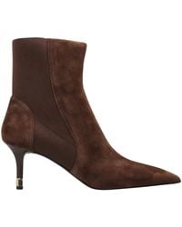 Furla - Aria Suede Ankle Boots - Lyst