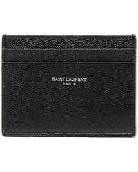 Saint Laurent - Ysl Monogram Credit Card Case - Lyst