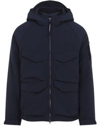 C.P. Company - C.P.Company Total Eclipse Shell Padded Hooded Lens Jacket - Lyst
