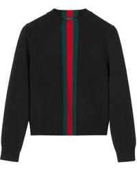 Gucci - Fine Knit Wool Sweater - Lyst