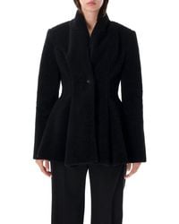 Stella McCartney - Waisted Plush Coat - Lyst