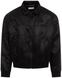 Saint Laurent - Teddy Full Zip Jacket - Lyst