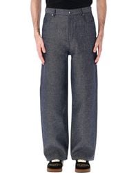 Fendi - Straight-Leg Jeans Linen - Lyst
