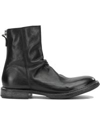 Moma - "Minsk" Ankle Boots With Zipper - Lyst