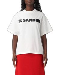 Jil Sander - Logo Cotton T-Shirt - Lyst