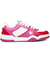 DSquared² - Spiker Leaf Logo Sneakers - Lyst