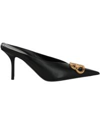 Balenciaga - Square Knife Bb Mules - Lyst