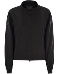 Herno - Laminar Bomber Jacket With Zip - Lyst