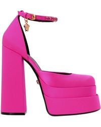 Versace - Medusa Aevitas Double Platform Pumps - Lyst