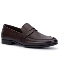 Lord + Taylor Calvert Leather Penny Loafer - Brown