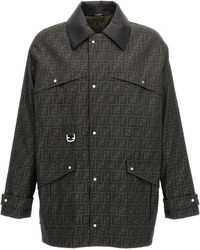 Fendi - Ff Jacquard Jacket - Lyst