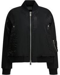 Sacai - Nylon Zippered Bomber Jacket - Lyst