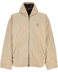Balenciaga - Sand Cotton Blend Oversize Padded Jacket - Lyst