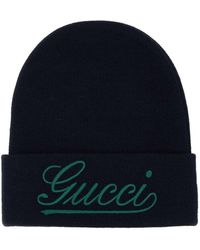 Gucci - Hat With Embroidery - Lyst