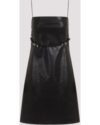 Givenchy - Voyou Leather Mini Dress - Lyst
